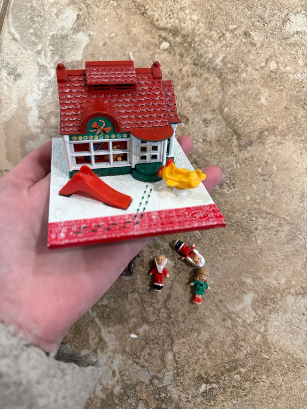 1993 Bluebird Polly Pocket Holiday Toy Shop Near complete vintage